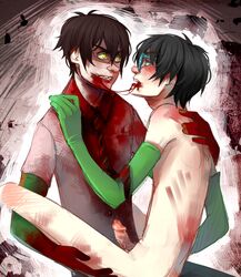 2boys blood evil_grin gay gore guro human human_only male male_only once-ler tagme the_lorax what yaoi