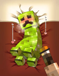 censored character commission creeper humor japanese_text minecraft minecraft_(series) minecraft_mob minecraft_xxx mob mojang sexually_suggestive tagme torch tsumuri