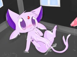 blush chibitracy color cum eeveelution espeon female feral fur indoors male nintendo nude penis pokemon pokemon_(species) pussy straight tagme vulva