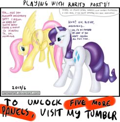 comic fluttershy_(mlp) friendship_is_magic jameshalt my_little_pony rarity_(mlp) smooth_skin