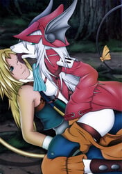 anthro burmecian clothed clothing female final_fantasy final_fantasy_ix freya_crescent furry imminent_sex interspecies licking male/female sfan small_breasts square_enix suggestive undressing white_fur zidane_tribal