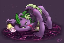 atryl barb_(mlp) friendship_is_magic my_little_pony rule_63 smooth_skin spike_(mlp)