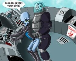 anal cobra_mcjingleballs dreamworks duo male male_only megamind megamind_(character) minion minion_(megamind) paramount_pictures sex tagme yaoi