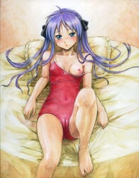 blue_hair kagami_hiiragi lucky_star pointy_chin tagme