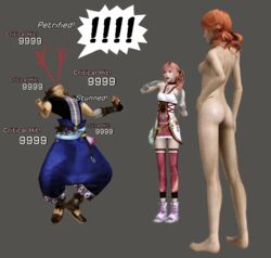 1boy 2girls 3d female final_fantasy final_fantasy_xiii final_fantasy_xiii-2 human male multiple_girls noel_kreiss oerba_dia_vanille serah_farron