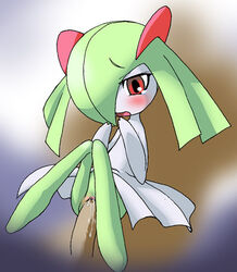 blush doguu kirlia lowres pokemon pokemon_(species) pokemon_rse pokephilia sex straight_hair