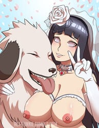 akamaru (naruto) from naruto by eunnie