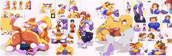 69 animal_humanoid anthro anthro_on_human anus ass_expansion barefoot big_ass big_breasts breast_expansion comic digimon digimon_(species) digimon_tamers facesitting feet fur fur_ass fur_breasts fur_thick_thighs furry gender_transformation girl_on_top group_sex henry_wong high_resolution human human_to_anthro humanoid_pussy lee_jianliang long_image makino_ruki male_to_female matsuda_takato mtf_transformation nken nude pawpads paws penis pussy_juice pussy_on_face renamon reverse_spitroast right_to_left rika_nonaka sex sitting sitting_on_person soles species_transformation sweat takato_matsuki teamwork threesome toei_animation toes transformation utsuo-kami wide_image yin_yang