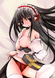 arch_bishop arch_bishop_(ragnarok_online) bed_sheet black_hair ragnarok_online stockings