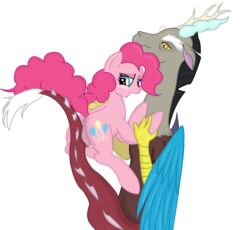 discord_(mlp) friendship_is_magic my_little_pony pinkie_pie_(mlp) sawsta straight_hair