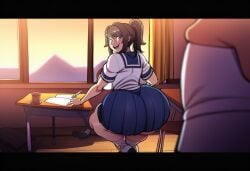 ayano_aishi huge_ass huge_breasts ia_generated novelai yandere_simulator