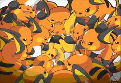 18boys 6+boys animated cccc drgnalexia gay gay_orgy male male_only nintendo orgy pikachu pokemon pokemon_(species) raichu yaoi