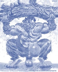 anthro anus arm_hair back_muscles balls bhima big_balls big_butt big_muscles biped bodily_fluids body_hair brown_body brown_fur butt butt_hair canid canine canis casual_nudity chest_hair claws crouching dialogue digitigrade english_text erect_tail exclamation_point exercise facial_hair feet femboy finger_claws fingers fungus fur gay gay_anal genitals grass hair hairy hairy_legs hindpaw homosexual homosexual_male hotsatyr huge_balls hugebooty hugemuscles log male male/male male_anthro male_focus male_only male_penetrated mammal muscle_tone muscular muscular_anthro muscular_male mythological_canine mythological_creature mythology nude nude_anthro nude_male patreon paws plant primal rear_view saggy_balls scratch_mark scratches scratching solo squat_position squating squats sweat sweatdrop sweaty_back sweaty_balls sweaty_butt sweaty_genitalia sweaty_legs tail tail_motion tailwag text the_jungle_book toe_claws toes tribal tusks url vein veiny_arms veiny_muscles werecanid werecanine werecreature werewolf wolf wood workout