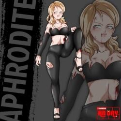 after_fight aphrodite aphrodite_(swtor) battle_damage big_ass big_boobs big_breasts blonde_female blonde_hair blood blood_stain bruise bruised commission dragon_ball dragon_ball_super dragon_ball_xenoverse dragon_ball_z feet fit_female high_heels kaosmerah large_breasts leather leggings original original_character shiny_clothes skin_tight star_wars star_wars:_the_old_republic star_wars_legends thick thick_thighs tubetop voluptuous_female wide_hips