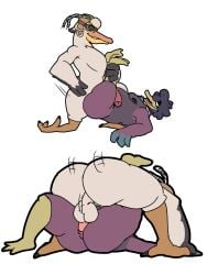 3:4 anal anal_penetration anatid anseriform anthro anthro_on_anthro anthro_penetrated anthro_penetrating anthro_penetrating_anthro apolonoise avian beak bird butt duck duo foreskin from_front_position genitals hi_res male male/male male_penetrated male_penetrating male_penetrating_male mating_press nintendo penetration penis penn_(tloz) sex simple_background slightly_chubby slightly_chubby_anthro tears_of_the_kingdom the_legend_of_zelda white_background