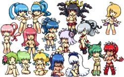 16girls 6+girls celebi cosplay cresselia darkrai dialga female gif giratina groudon humanized_pokemon jirachi kyogre lugia manaphy mew milotic multiple_girls navel nipples nude palkia paul_robertson phione pixel_art pokemon pokemon_(species) rayquaza shaymin smile static_gif straight_hair topless transparent_background