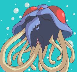 1girls color female female_only nintendo pokemon single tentacruel vulva