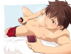 anime ensemble_stars! gay hentai masturbating morisawa_chiaki