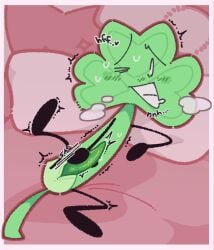 bed clover_(ii) ii inanimate_insanity masturbation moaning object_shows penis pillow pink_bed_sheet pink_pillow stroking_penis yaoihet