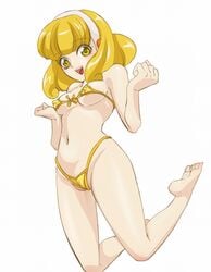 mozu pretty_cure small_breasts smile_precure swimsuit tagme yayoi_kise