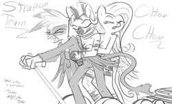 anthro avian equine fluttershy_(mlp) friendship_is_magic gilda_(mlp) gryphon my_little_pony pegasus siden straight_hair zebra zecora_(mlp)