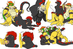 bowser furry furry_only gay green_shell horns ifus koopa mario_(series) multiple_images nintendo scalie sex shell spiky_shell tagme