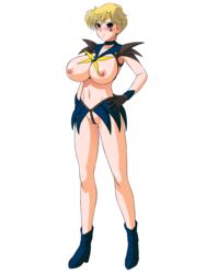 1girls bishoujo_senshi_sailor_moon female glamour_works haruka_tenou large_breasts sailor_uranus tagme transparent_background