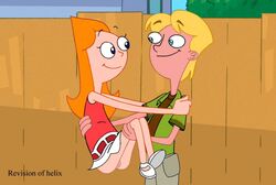 bridal_carry candace_flynn carrying disney female helix human jeremy_johnson male phineas_and_ferb pussy tagme