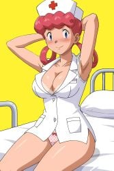 1girls nurse_joy paulinebabe pokemon