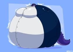 big_breasts blueberry_inflation breasts female furry hastagaspacho huge_breasts inflation spherical_inflation tagme thick_thighs wide_hips