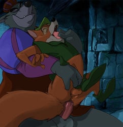 anal disney furry furry_only gay hammytoy male male_only multiple_males no_humans robin_hood_(character) robin_hood_(disney) sheriff_of_nottingham yaoi