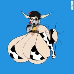 1girls adriana_imai behemaid cow_girl cow_print dbd dead_by_daylight huge_breasts looking_at_viewer tagme the_skull_merchant thick_thighs voluptuous yeehawt0wn