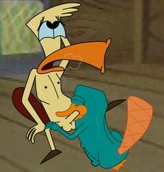 camp_lazlo cartoon_network crossover edward_(camp_lazlo) fellatio fur kairaplatypus male male_only mammal monotreme multiple_males oral perry_the_platypus phineas_and_ferb platypus yaoi