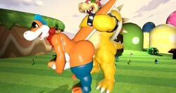 2boys 3d anthro balls bowser digital_media_(artwork) dinosaur duo erection gay genitals hi_res humanoid_genitalia humanoid_penis male male/male male_penetrated male_penetrating male_penetrating_male marine mario_(series) miguel_the_divine_dragon nintendo nude penetration penis plesiosaur plessie prehistoric_species reptile scalie sex source_filmmaker_(artwork) super_mario_3d_world tail