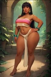 ai_generated ass big_breasts chel chel_(the_road_to_el_dorado) large_breasts realistic sexy the_road_to_el_dorado thick_thighs