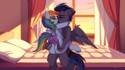 airiniblock anus ass duo equine_penis faggot female feral friendship_is_magic hasbro hi_res male male/female my_little_pony rainbow_dash_(mlp)