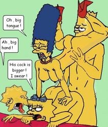 all_fours bart_simpson bent_over doggy_style female from_behind human incest lisa_simpson maggie_simpson male marge_simpson mother_and_daughter mother_and_son straight tagme the_simpsons