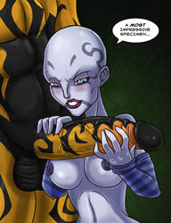 1boy 1boy1girl 1female 1girl1boy 1girls 1male 1man 1woman abs alien_girl armwear armwear_only asajj_ventress athletic athletic_male background bald bald_female balls big_penis blumagik blush clone_wars color completely_nude dathomiri dialogue english_text eyelashes eyes facial_tattoo fit green_background gripping gripping_cock happy head_tattoo holding_penis huge_balls huge_penis huge_testicles impressed large_areolae large_balls large_penis leg_tattoo lipstick looking_at_penis medium_breasts nude open_eyes parted_lips penis penis_awe penis_grab penis_tattoo savage_opress shiny_skin simple_background speech_bubble standing star_wars star_wars:_the_clone_wars straight tattoo teeth text violet_lipstick white_body yellow_body zabrak