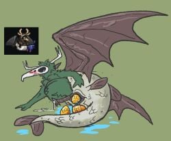 anthro bone breasts clitoris cuntboy cuntboy_sans_balls deer egg egg_laying ejaculation fish golden_egg herm hermaphrodite intersex maleherm mammal marine merfolk merman multi_genitalia penis penis_clitoris pregnant pussy skull skull_head solo split_form terraria wings woodhouse3d