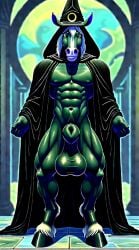 ai_generated big_balls big_muscles big_sheath big_testicles black_robe calf_muscles calfs clean corruptor dark_magic dark_powers dark_robe dark_temple demon demonic enormous_balls enormous_testicles equine_ears equine_genitalia equine_penis evil_master extremely_horny full_body fully_sheathed green_balls green_body green_sheath green_skin green_testicles hands heavy_balls heavy_testicles hooves horny horse horse_ears horse_penis horsecock huge_balls huge_sheath huge_testicles knees looking_at_viewer lust m.g.t.o.w. male male_focus male_nipples male_only muscular muscular_arms muscular_back muscular_legs muscular_male muscular_thighs naughty navel no_text no_watermark pectorals platinum_mane pleasure pleasured rapist rapist_male reflective_balls reflective_belly reflective_body reflective_hooves reflective_pectorals reflective_skin reflective_testicles satanic satanist seductive seductive_look sheath six_pack solo standing straight stud symbol temple turquoise_eyes uncensored uncensored_penis uncensored_testicles very_horny white_fur wizard wizard_hat wizard_robe