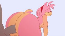 16:9 1girls 2d 2d_animation amy_rose animated anthro anus ass balls big_breasts big_butt breasts eulipotyphlan female genitals gif hair hedgehog huge_butt large_breasts lewnoli male male/female mammal penetration penile penile_penetration penis penis_in_pussy pink_body pussy sega sex short_playtime simple_background sonic_(series) sonic_the_hedgehog_(series) uncensored vaginal_penetration widescreen