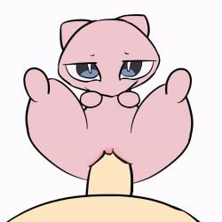 1:1 2d_animation animated blue_eyes duo female feral generation_1_pokemon genitals godforgiveme4 legendary_pokemon male mew_(pokemon) motion_tweening nintendo nude penetration penis pink_body pokemon pokemon_(species) pussy sex short_playtime simple_background