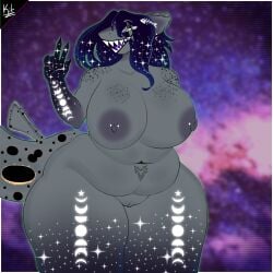 2025 accessory anthro areola arm_tattoo artist_name bedroom_eyes belly belly_tattoo big_belly big_breasts big_tail big_teeth black_nails breasts colored colored_nails cosmic_arms cosmic_hair dark_hair digital_drawing_(artwork) digital_media_(artwork) ear_piercing ear_ring ears_down ethereal_hair eyelashes female fingers fish fishbone freckles genitals glowing glowing_tattoo green_eyes hair hair_accessory hi_res leg_tattoo light lighting long_hair looking_at_viewer marine markings moon_tattoo nails narrowed_eyes navel nipple_piercing nipples nude open_mouth overweight overweight_anthro overweight_female piercing pivoted_ears pussy ring_piercing seductive shark shark_teeth simple_background smile smiling_at_viewer solo spots spotted_markings spotted_tail tail tail_markings tattoo teeth teeth_showing thick_thighs thigh_tattoo womb_tattoo xikitsune