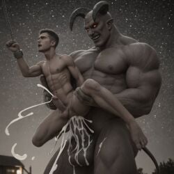 2boys abs age_difference ai_generated anal anal_sex animal_penis arm_hair ass back back_muscles balls bara big_balls big_dom_small_sub big_muscles big_pecs big_penis carrying carrying_partner chest_hair cum cum_drip cum_everywhere cum_from_mouth cum_in_ass cum_in_mouth cum_inside cum_on_ass cum_on_balls cum_on_body cum_on_face cum_on_penis cum_while_penetrated daddy demon demon_humanoid doggy_style dominant dominant_anthro dominant_male drooling duo ejaculation erection excessive_cum gay hair hairy_male holding_partner horned_humanoid horns huge_cock huge_muscles human human_on_humanoid human_penetrated humanoid humanoid_dominating_human humanoid_penetrating_human humansub hunk interspecies larger_humanoid larger_male male male/male male_only male_penetrated male_penetrating_male monster monster_on_male monstrous_humanoid muscular muscular_anthro muscular_human muscular_male nipples nude older_dom_younger_sub older_humanoid older_male older_man_and_younger_boy older_penetrating_younger orgasm pecs penetration penis penis_in_ass pubic_hair sex simultaneous_orgasms size_difference smaller_human smaller_male smaller_penetrated stand_and_carry_position standing standing_sex submissive submissive_human submissive_male viebitte yaoi younger_human younger_male younger_penetrated