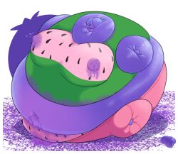 big_ass big_breasts blueberry_inflation breasts bubble_butt female huge_ass inflation lactating lactation lactation_through_clothes thick_thighs wamnugget wide_hips