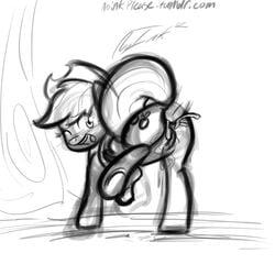 applejack_(mlp) earth_pony equine female friendship_is_magic fur male my_little_pony no-ink pony smooth_skin straight tagme