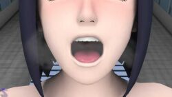 3d blush boruto:_naruto_next_generations female hyuuga_hinata naruto naruto_(series) open_mouth pale_skin shim shimikari steamy_breath teeth tongue