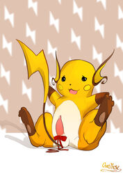 color fur furry male male_only nintendo oneobese pokemon pokemon_(species) raichu solo