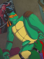 4kids_entertainment anthro male male_only michelangelo michelangelo_(tmnt) msobscure penis precum raphael teenage_mutant_ninja_turtles teenage_mutant_ninja_turtles_(2003) tmnt tmnt_2003