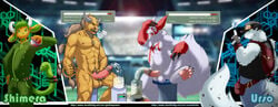 color interspecies male male_only multiple_males nintendo nipples nudity pokemon pokemon_(species) solo tauros teeth yaoi zangoose